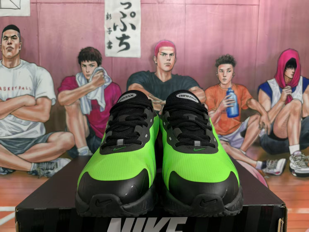 Nike Air Max Sneakers Black and Green
