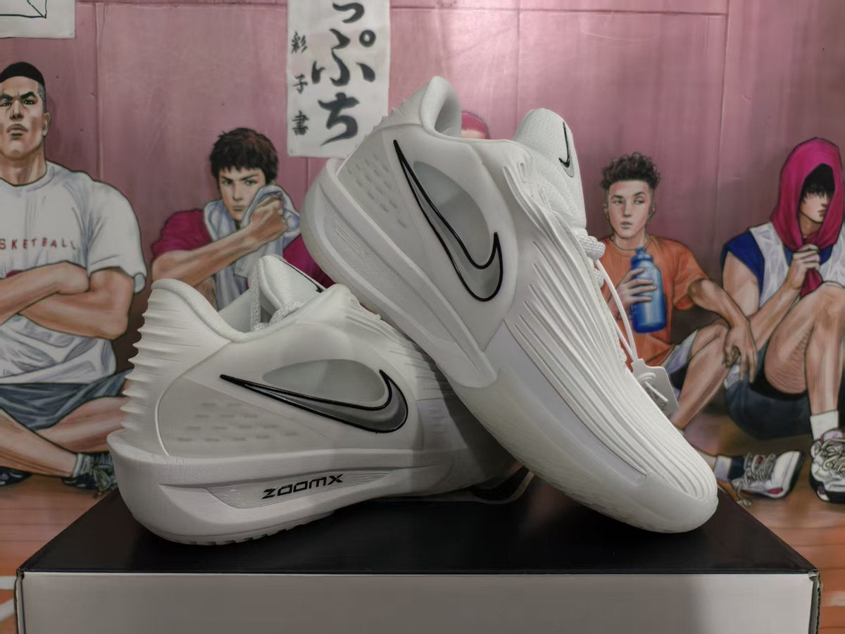Nike ZoomX White Basketball Sneakers