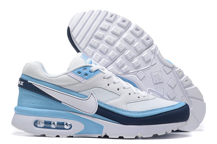 Nike Air Max Sneaker in White, Blue and Navy