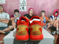 Nike Red Gold Basketball Sneakers