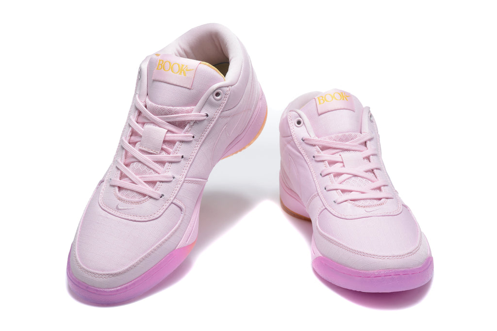 Nike 873-19 Pink Mid-Top Sneakers