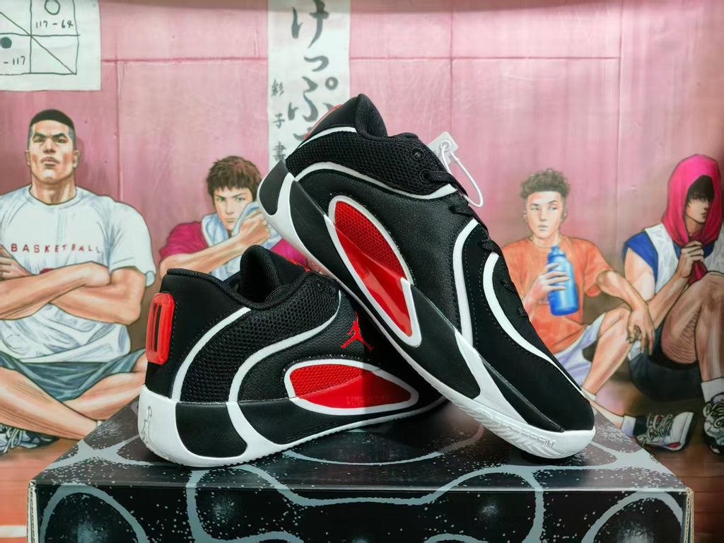 Jordan Black and Red Basketball Sneakers EU 40–46