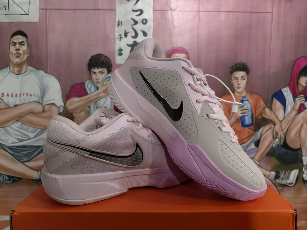 Nike Basketball Sneakers Grey Pink