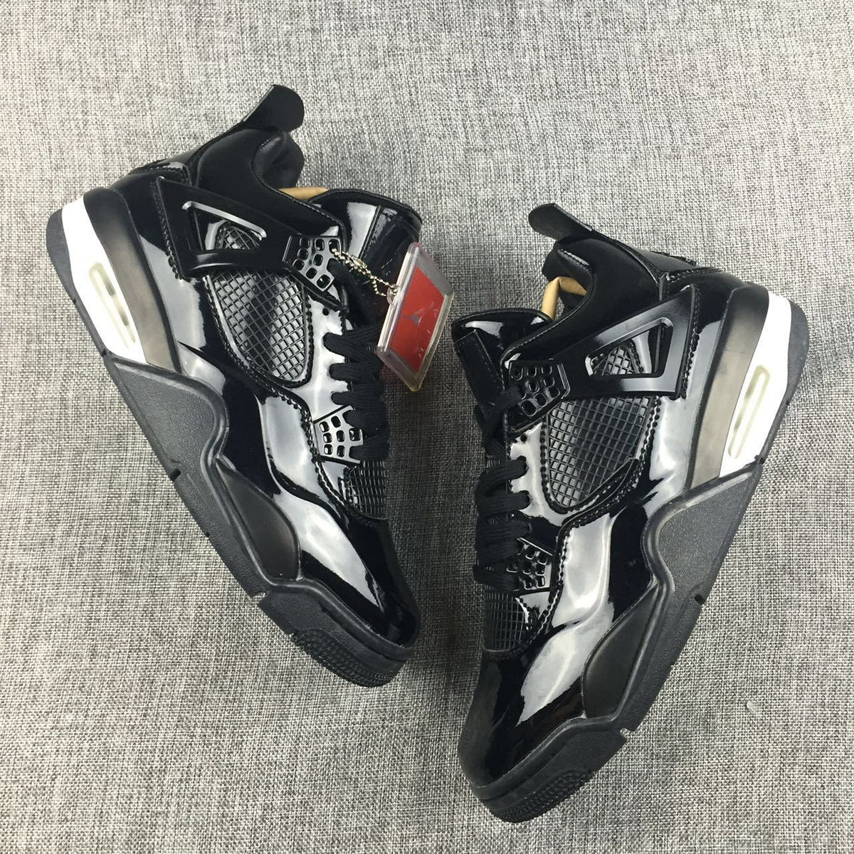 Jordan Air Jordan 4 Black High-Top Sneakers