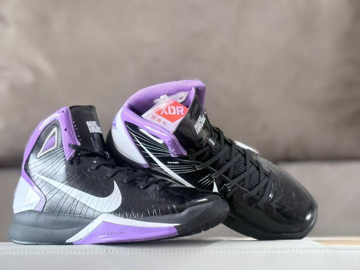 Nike Zoom Kobe 7 Basketball Shoes Black White Purple