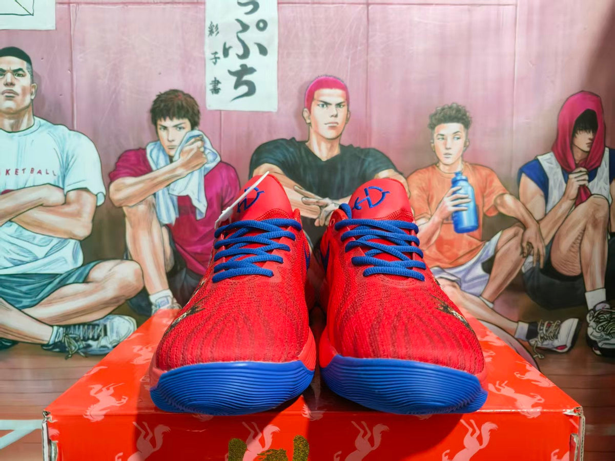 Nike Red and Blue Graphic Sneakers