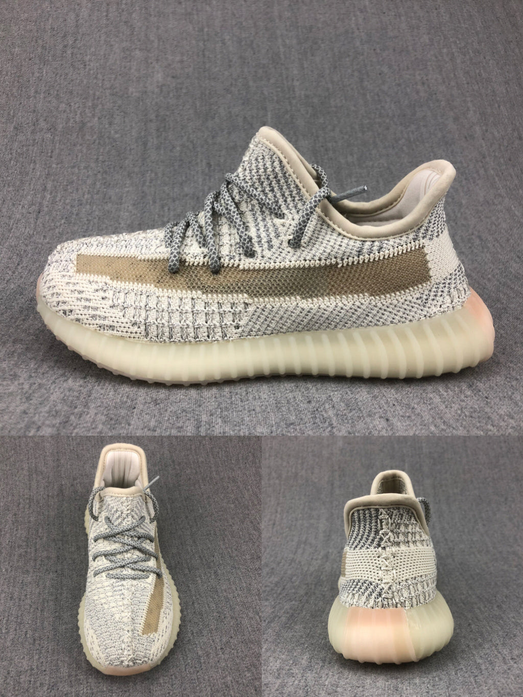 Yeezy 350 V2 Kids Sneakers Cream White