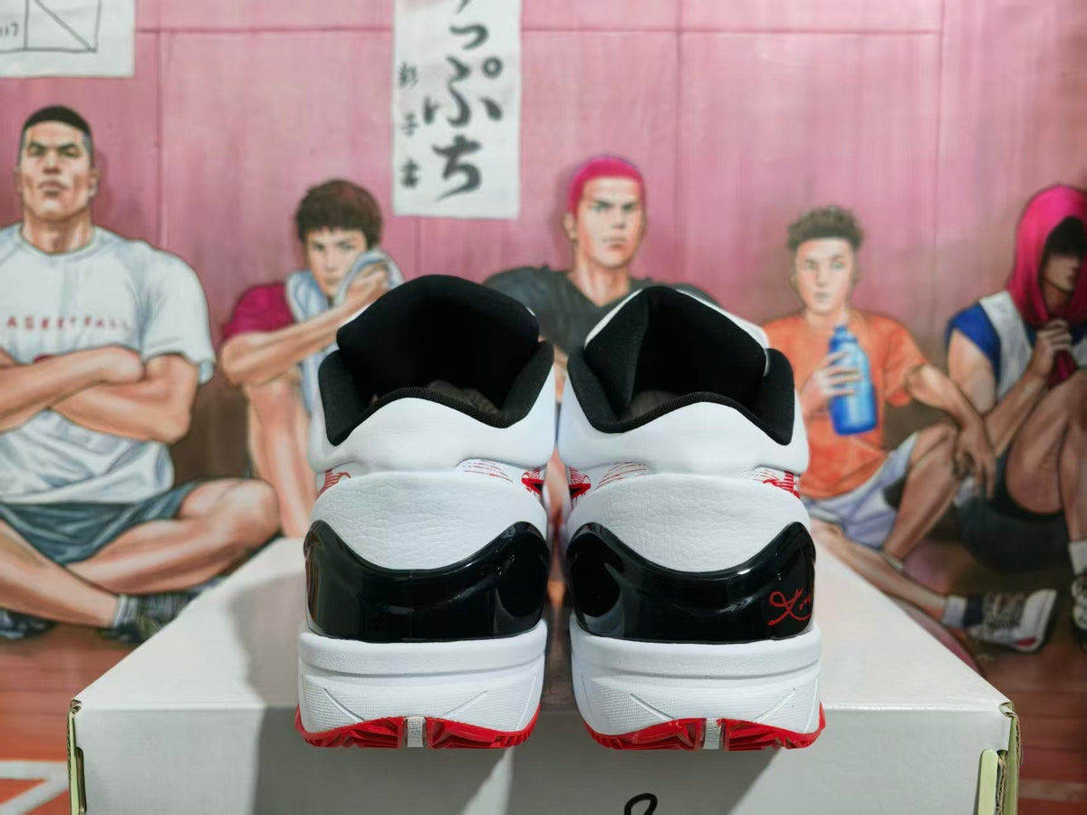 Nike Kobe Basketball Sneakers White Black Red