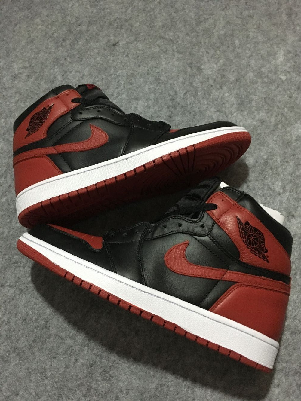 Jordan Air Jordan 1 High Black Red White Sneakers