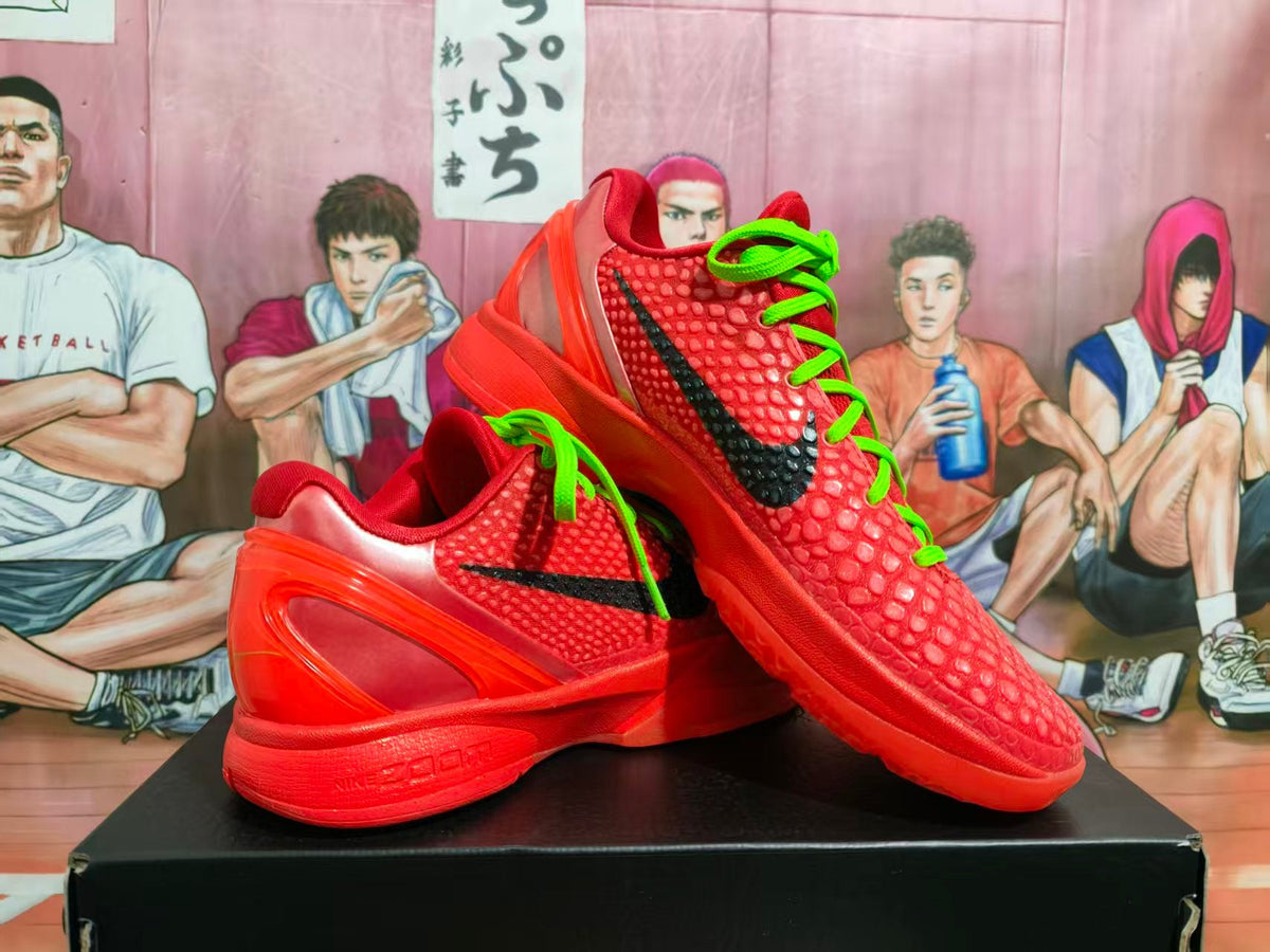 Nike Zoom Sneakers Red Black Neon Green Reverse Green Hornet