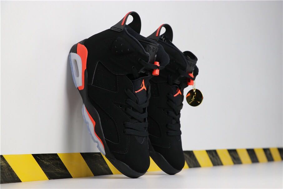 Jordan Air Jordan 6 Infrared Black Sneakers