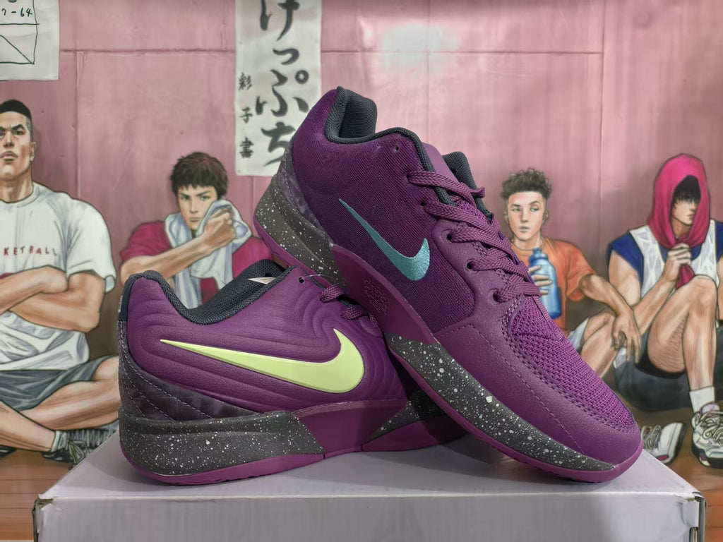 Nike Air Zoom Basketball Sneakers Purple