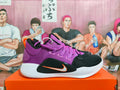 Nike Zoom Basketball Shoes in Purple, Black and Orange