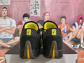 Nike Black and Green Basketball Sneakers
