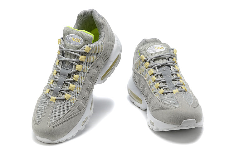 Nike Air Max 95 SE Gray and Volt Sneakers