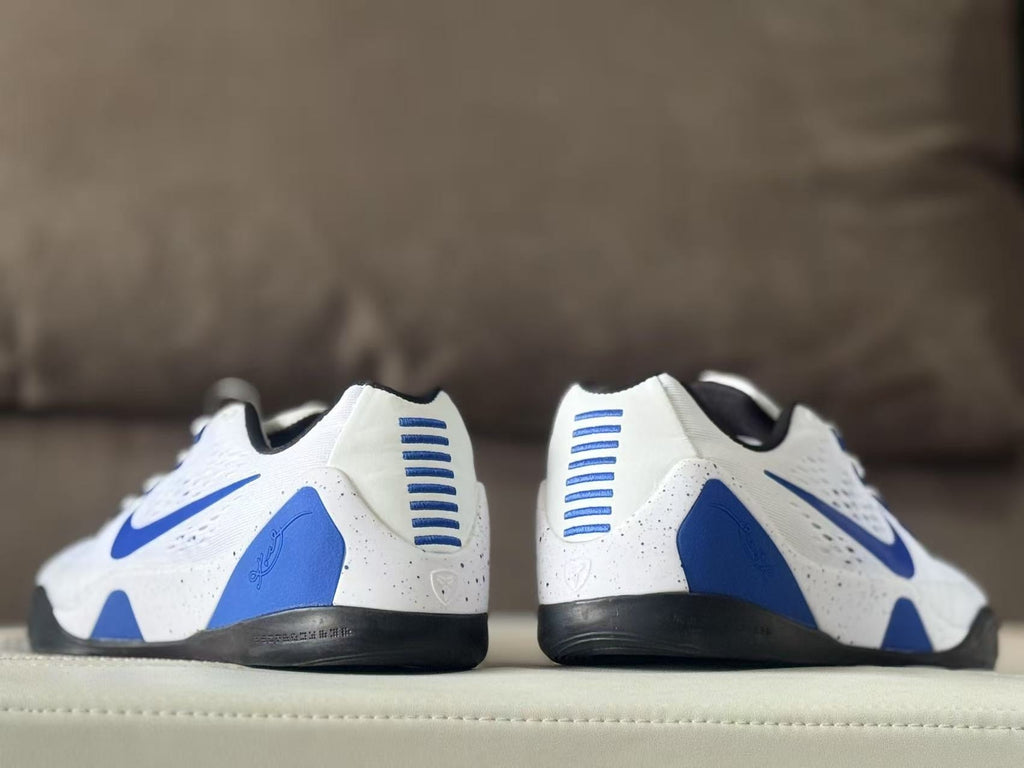Nike Kobe 9 Duke PE Basketball Sneakers White Blue