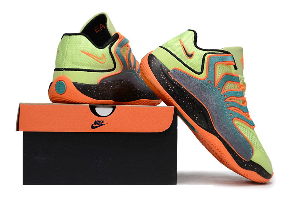 Nike KD 18 Basketball Shoes – Lime and Orange