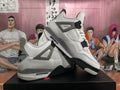 Jordan Air Jordan 4 White Cement Sneakers