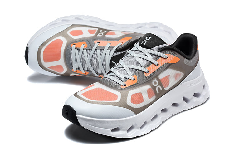 On Cloudswift Remix Running Shoes in Gray and Orange