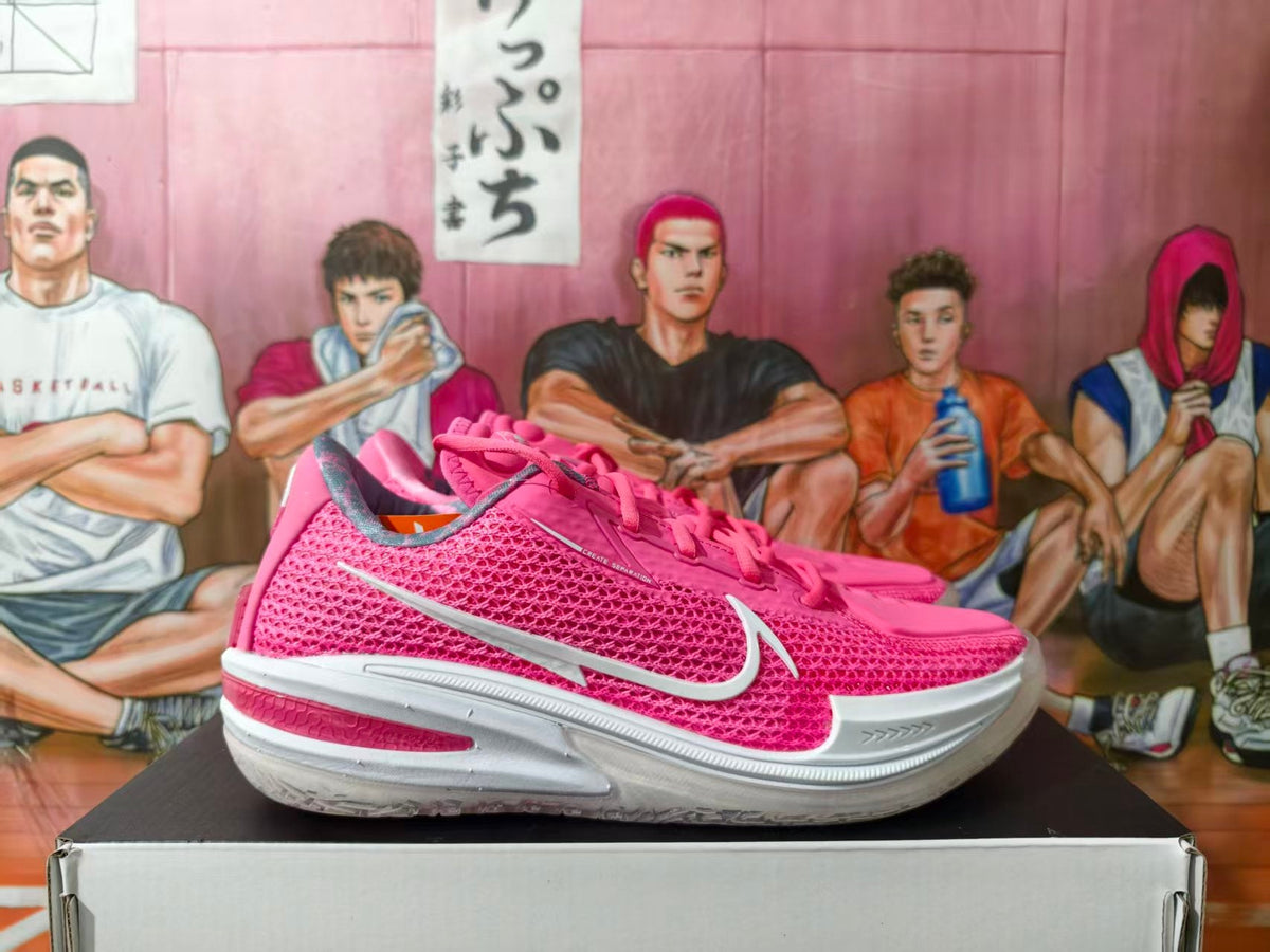 Nike Basketball Pink White Sneakers