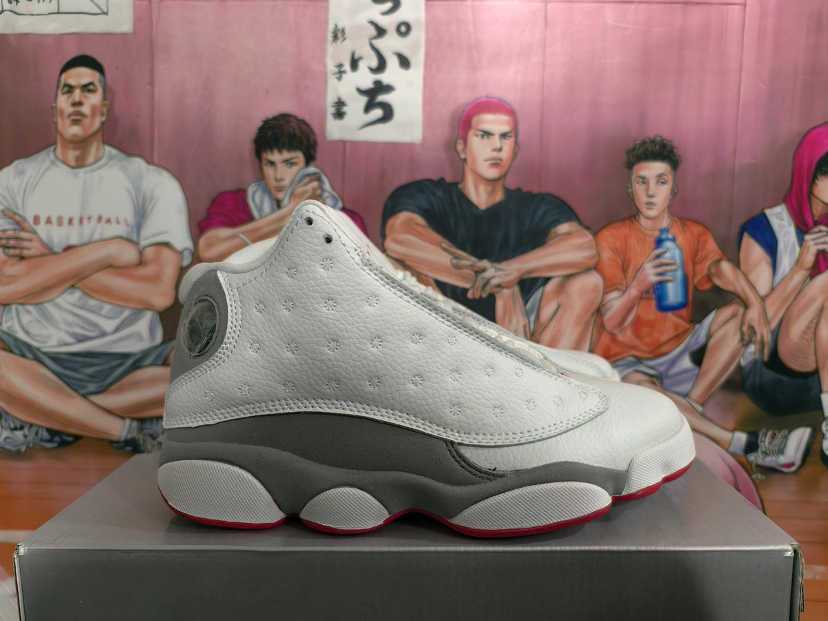 Jordan Basketball Sneakers White and Gray