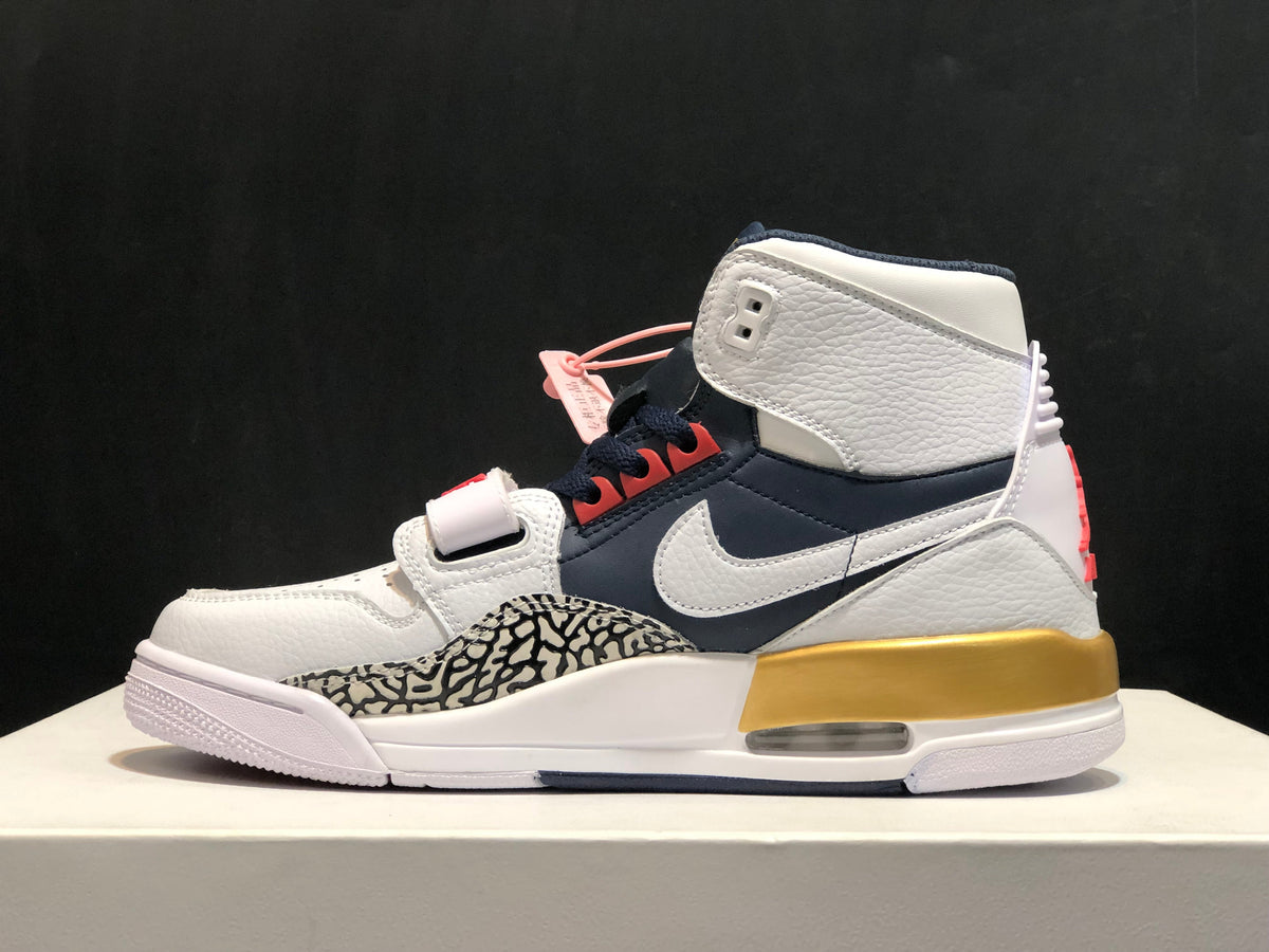 Jordan Air Jordan Legacy 312 Olympic Navy White Sneakers AV3922-101