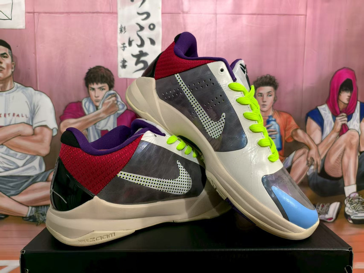 Nike Zoom Basketball Sneakers White Gray Green