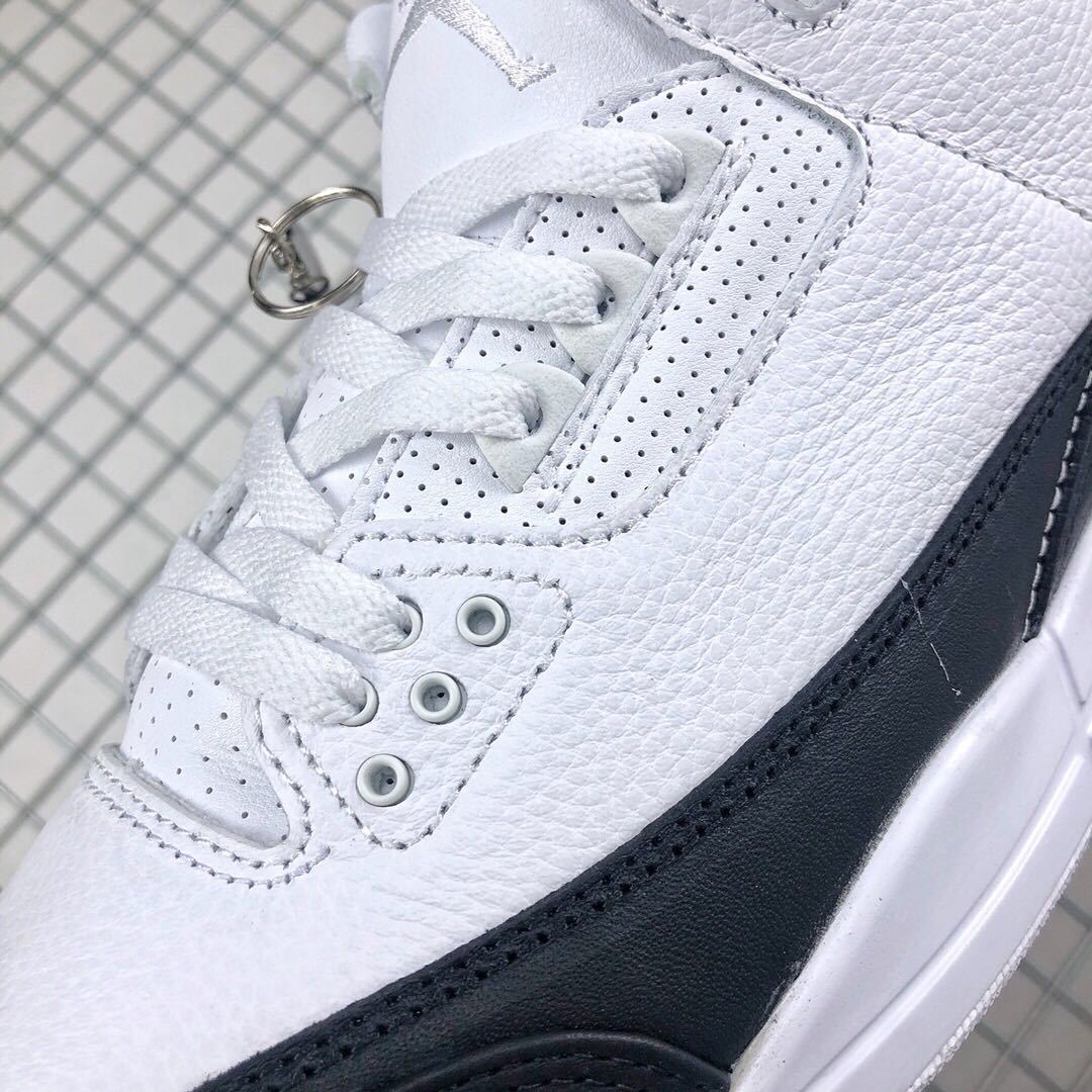 Fragment x Air Jordan 3 Sneakers White Black