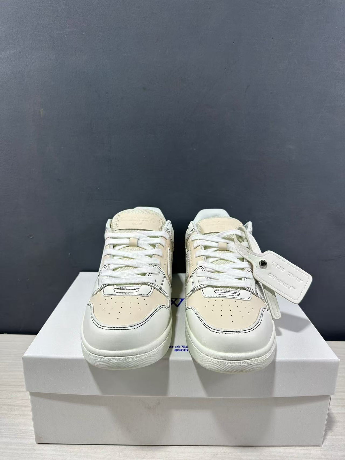 Off-White Out Of Office Low-Top Sneakers Cream White