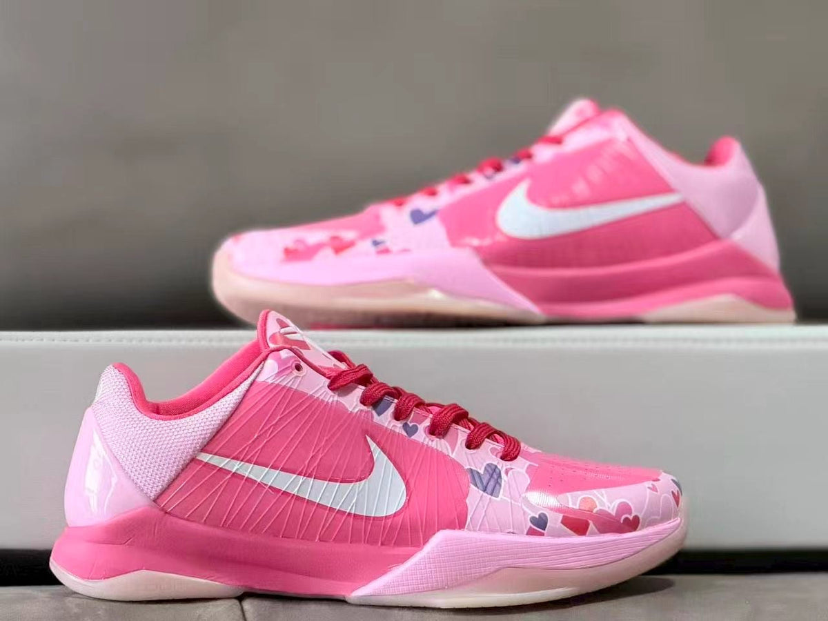 Nike Kobe 5 Brunson PE Pink Basketball Shoes