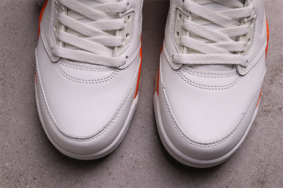 Jordan Air Jordan 5 Fire Red High-Top Sneakers White Black Orange DC1060-100