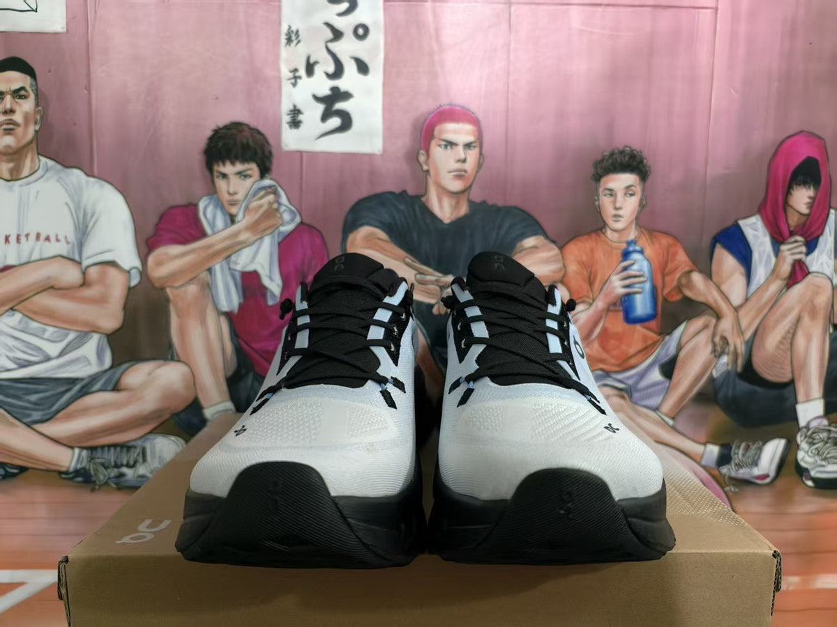 On Running Shoes in White and Black