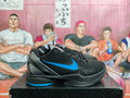Nike Dark Knight Basketball Sneakers Black Blue