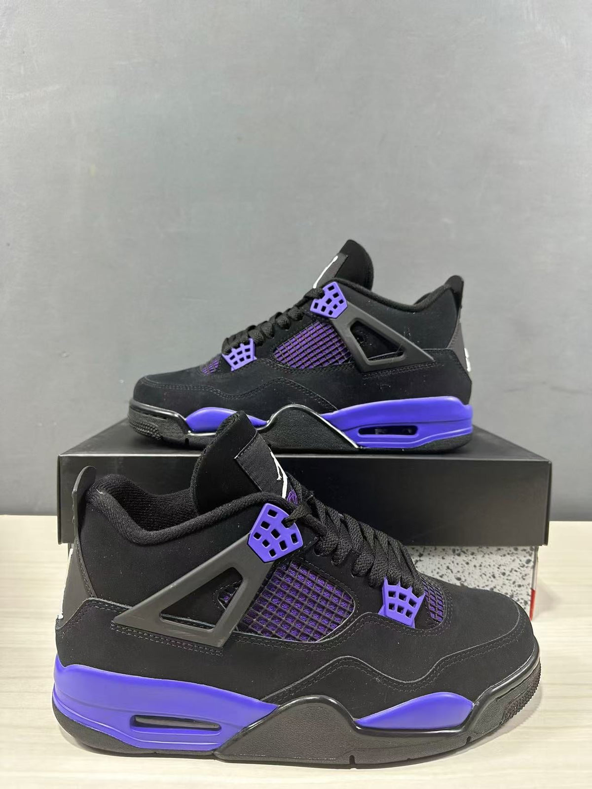 Jordan Air Jordan 4 Retro Sneakers Black Game Royal CT8527-018