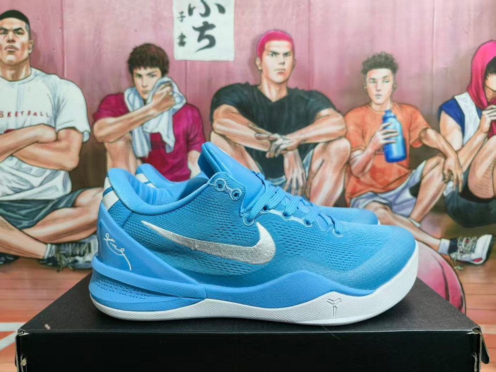Nike Kobe Basketball Shoes in Blue and White