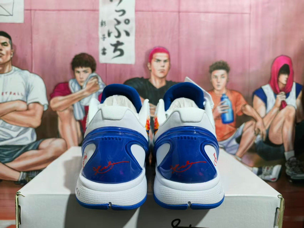 Nike Kobe 6 Protro Basketball Shoes White Blue