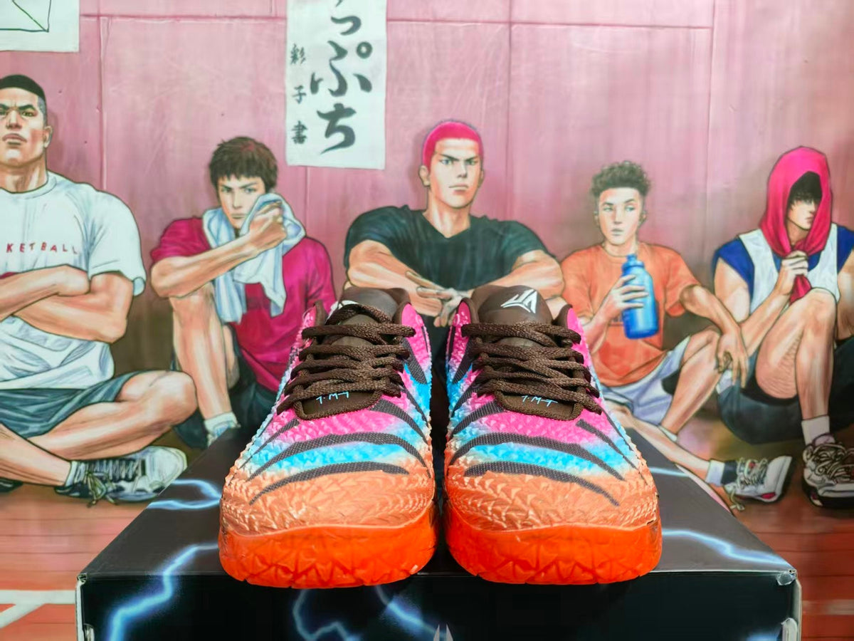 Nike Basketball Sneakers Black Orange