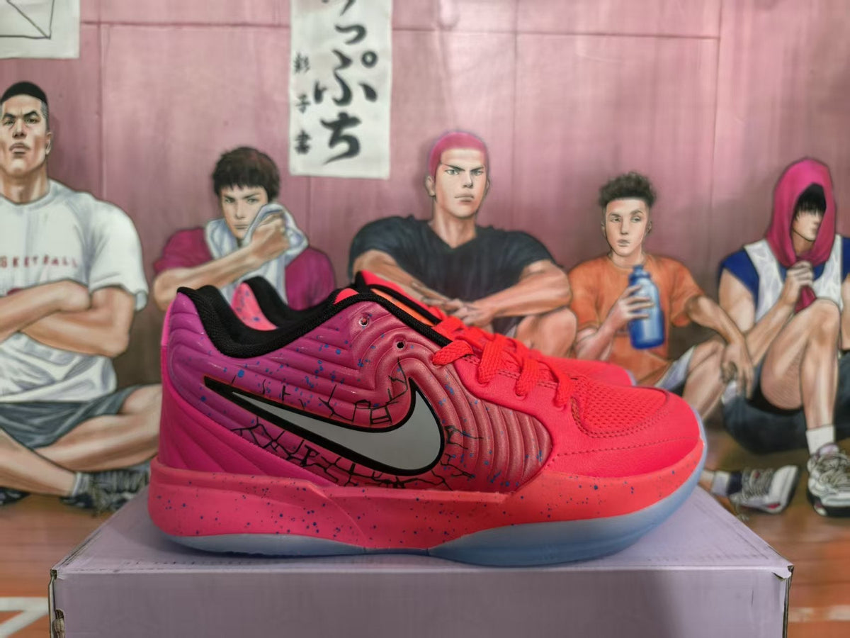 Nike Basketball Shoes in Pink and Orange Speckle