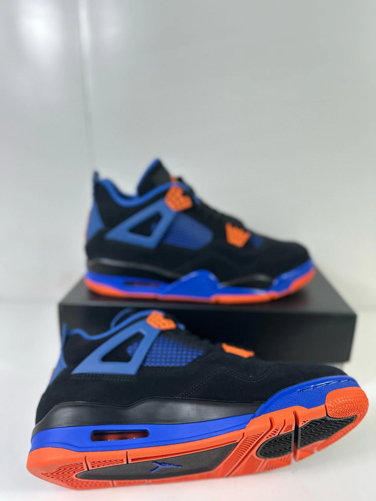 Jordan Air Jordan 4 Retro Cavs Black Orange Sneakers 308497-027