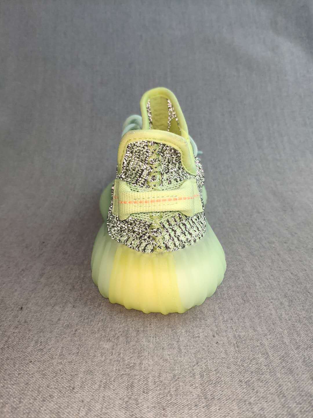 Yeezy 350 V2 Sneakers Green Black Knit