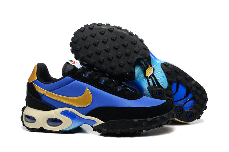 Nike Air Max Waffle SP Blue and Gold Sneakers