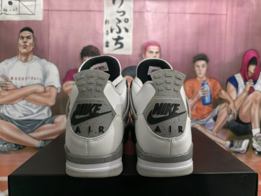 Jordan Air Jordan 4 White Cement Sneakers