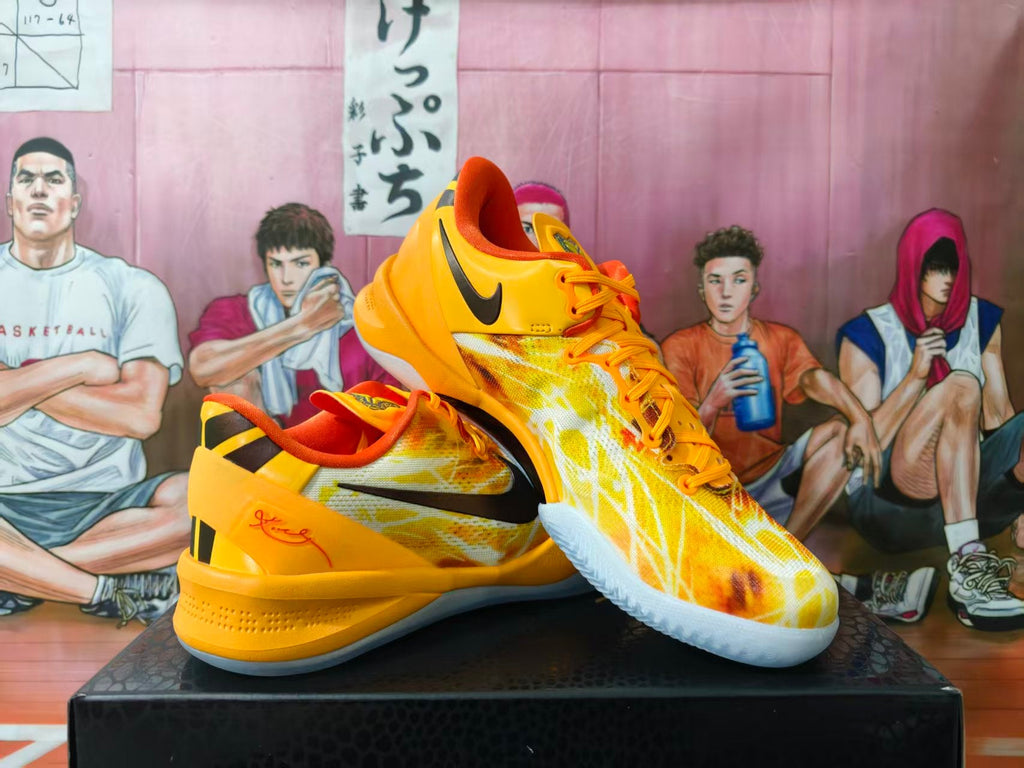 Nike Kobe Basketball Shoes in Yellow and Orange