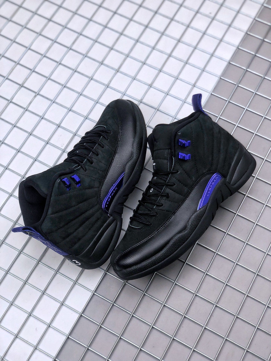 Air Jordan 12 Dark Concord Black Purple Sneakers CT8013-005
