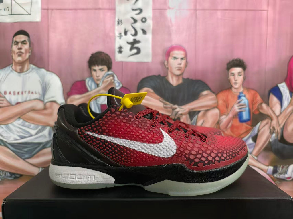 Nike Zoom Basketball Sneakers Black Red