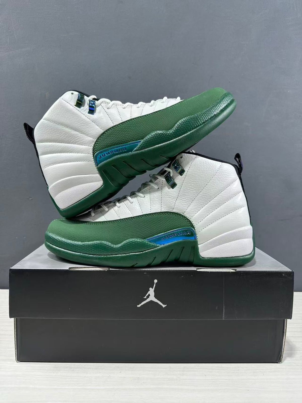 Jordan Air Jordan 12 Retro Bucks Sneakers White Green CT8013-103