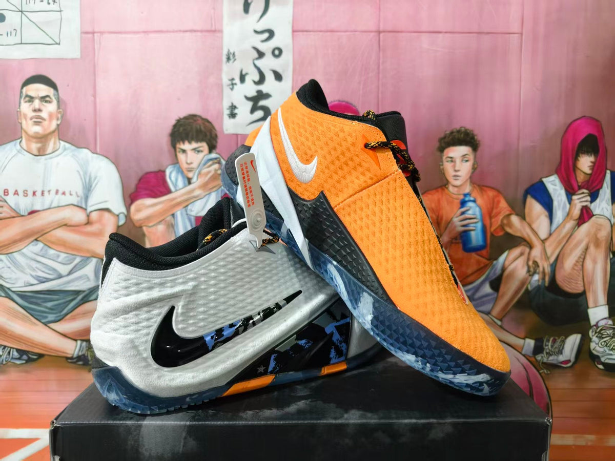 Nike LeBron XXII Basketball Shoes White Orange Split Colorway