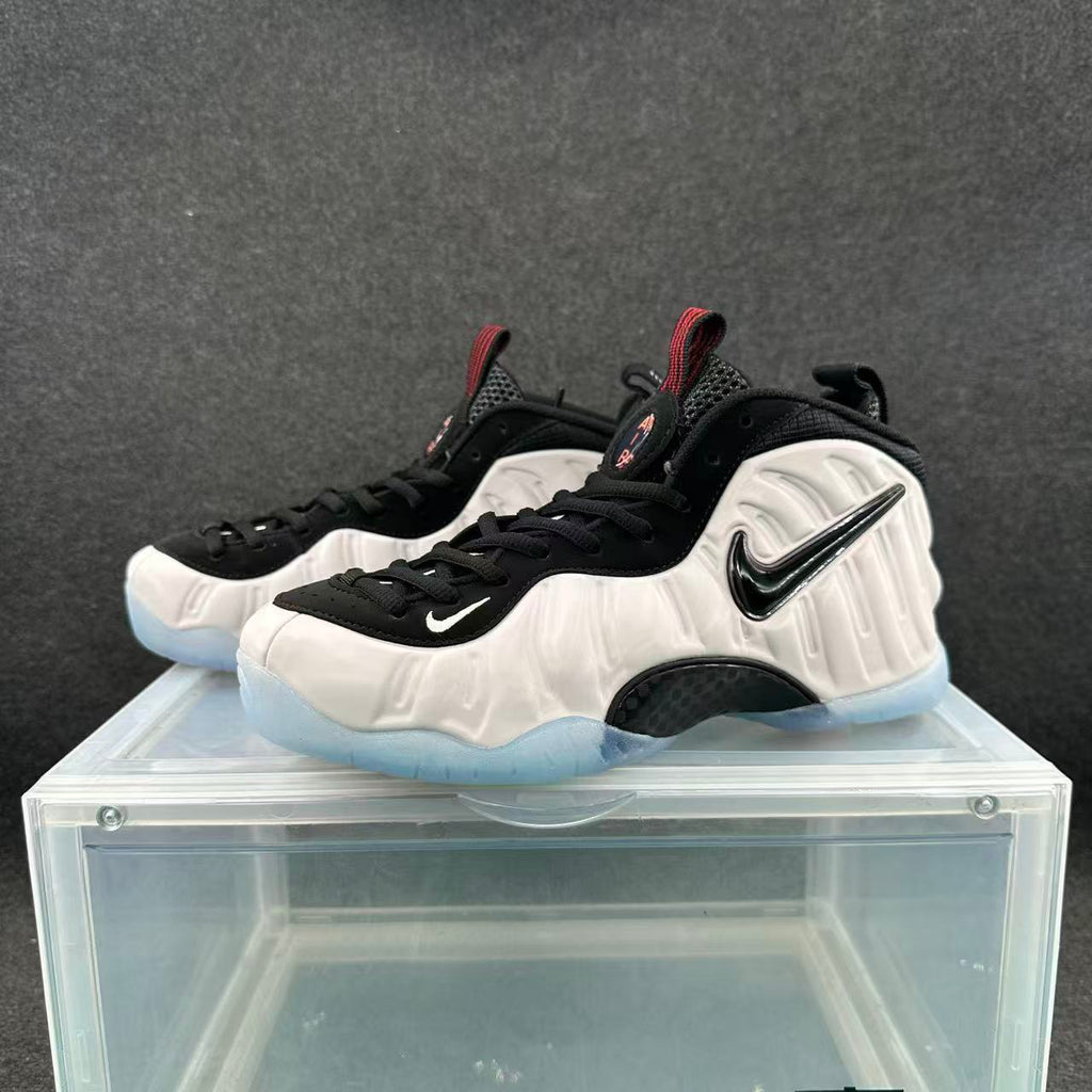 Nike Foamposite Sneakers White Black Adult Style