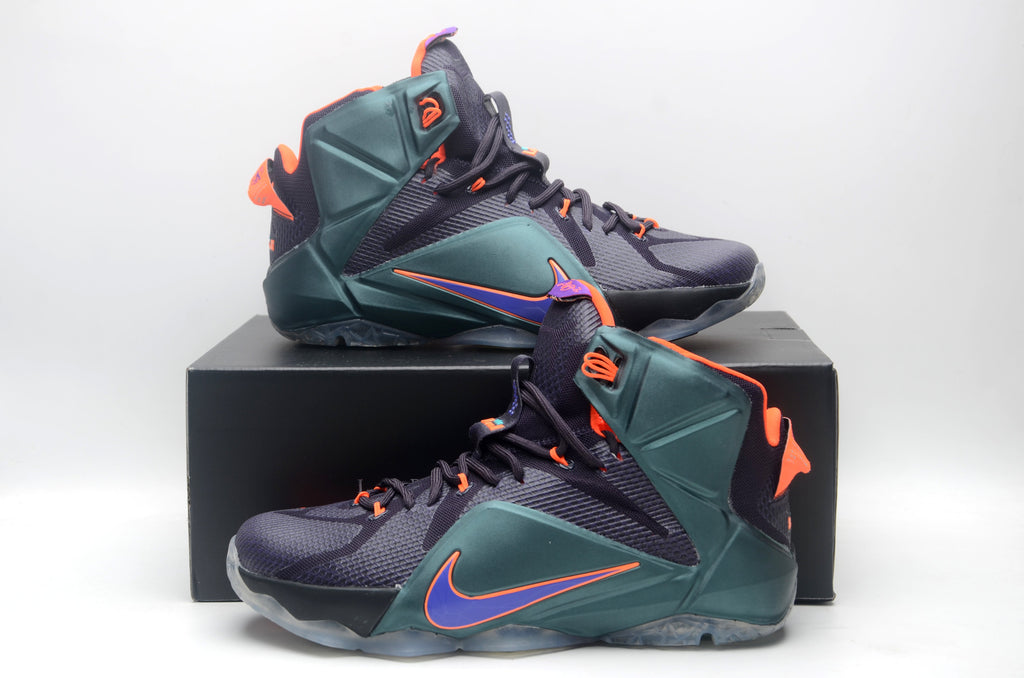 Nike 1412 High-Top Basketball Sneakers Black Purple