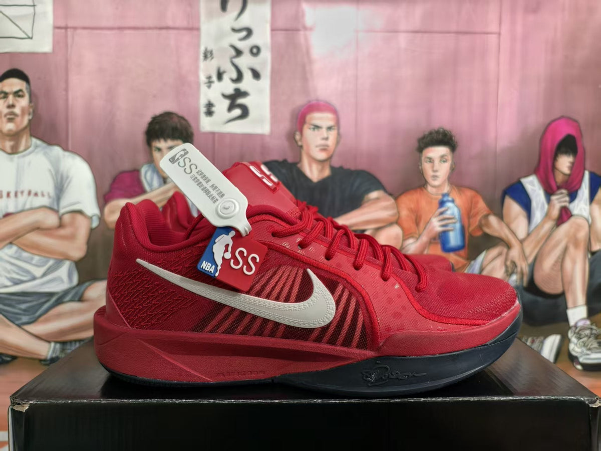 Nike Basketball Sneakers Red and White
